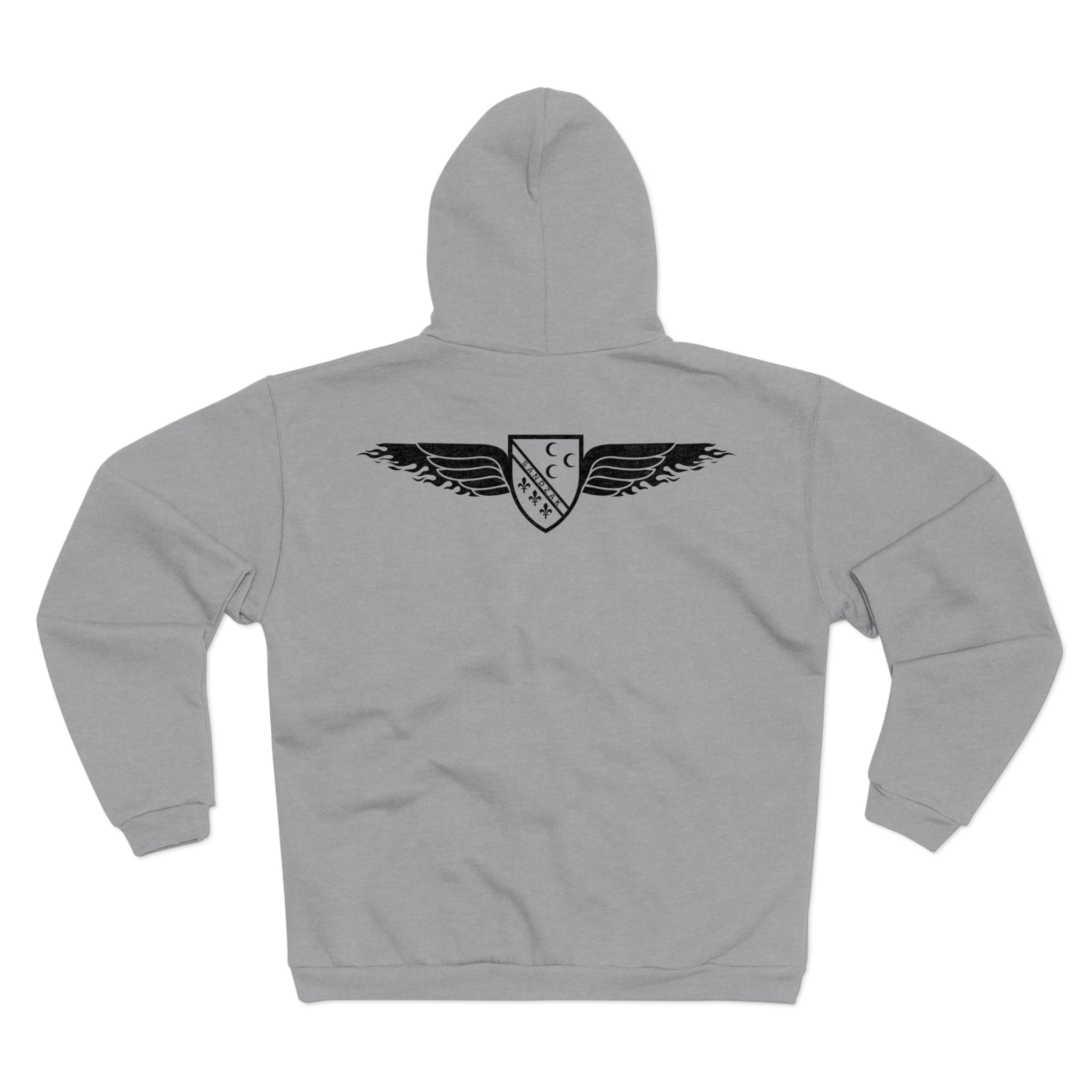 Dukserica sa kapuljačom i rajfešlusom - Sandžak Elegant