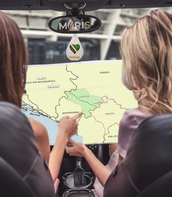 Mirisna jelkica | JA VOLIM SANDŽAK | Bijela | Sandžak Shop | MIRIS