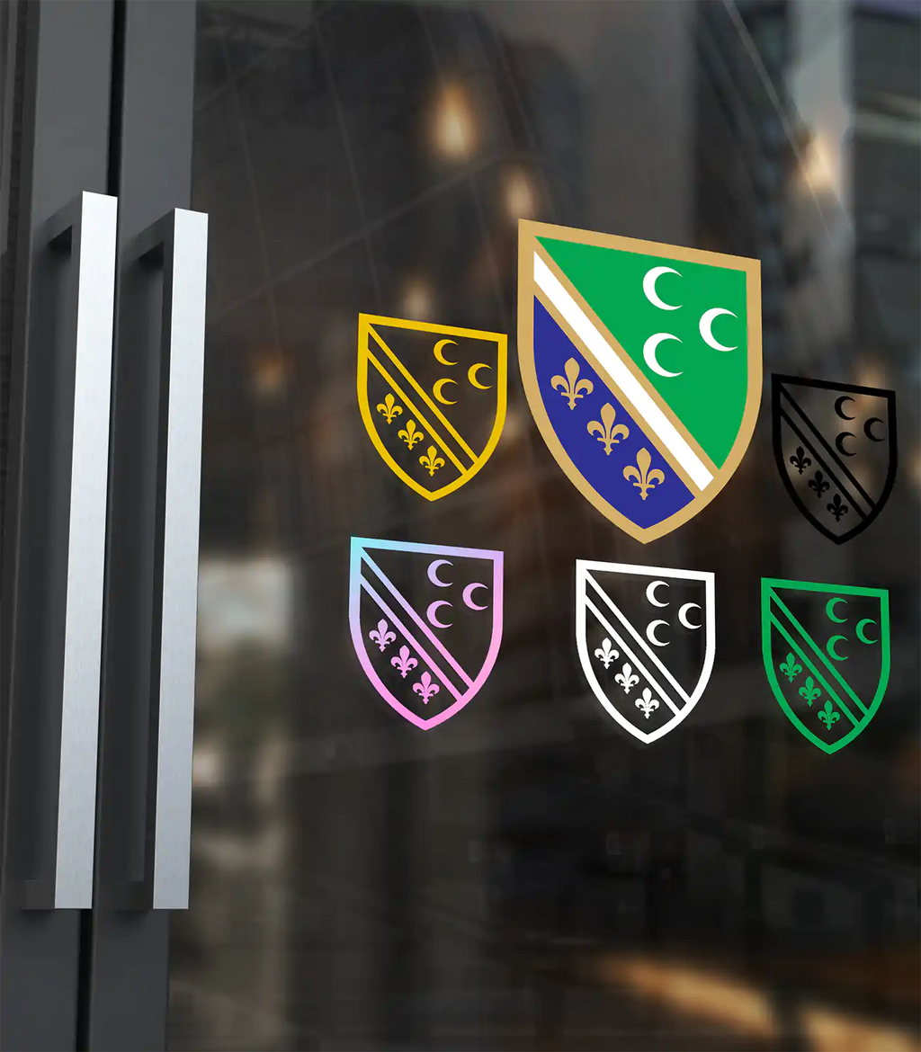 Sandžak Nalepnica - Sticker - Aufkleber od 3 do 12 cm.