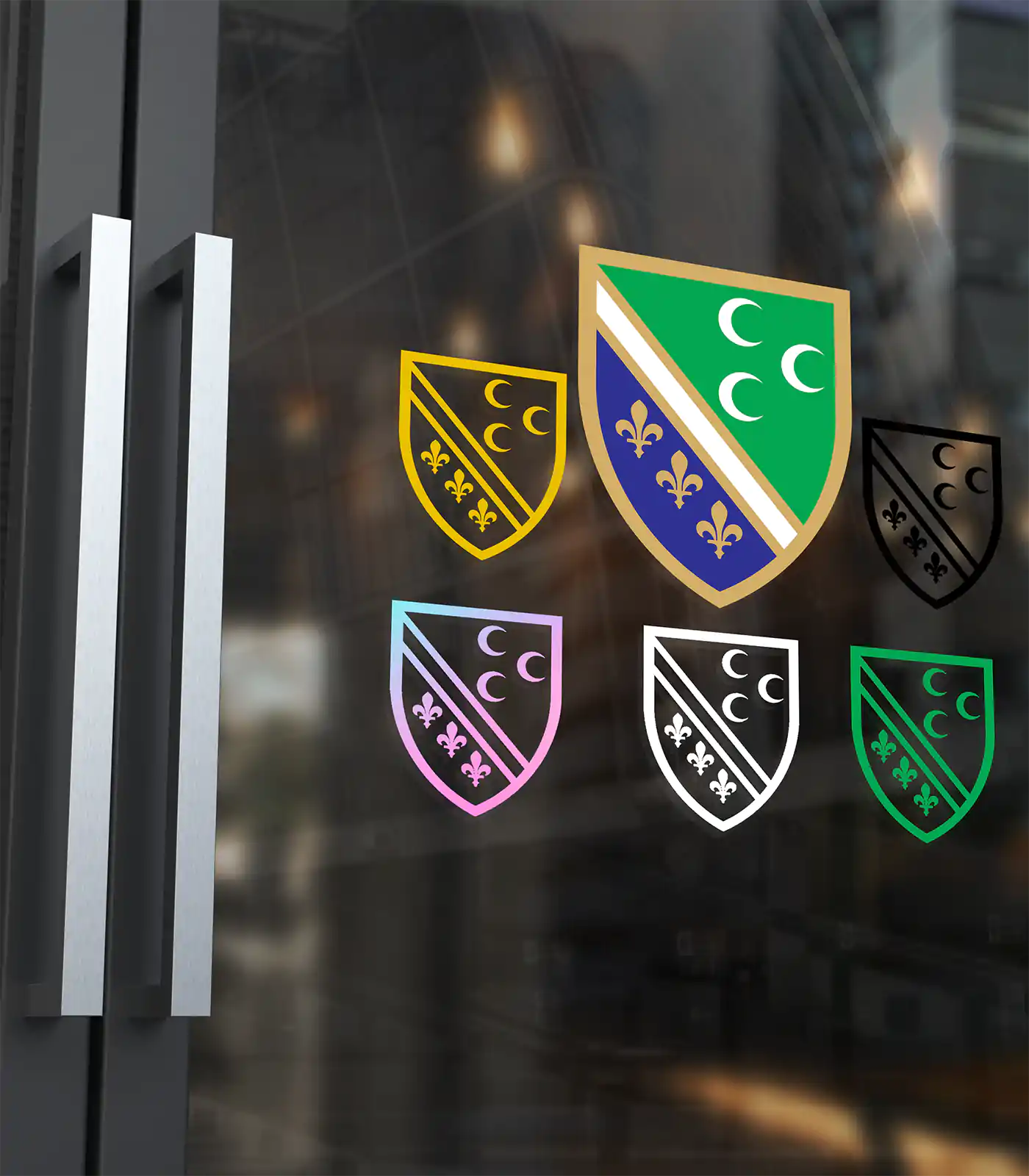 Sandžak Nalepnica - Sticker - Aufkleber od 3 do 12 cm.