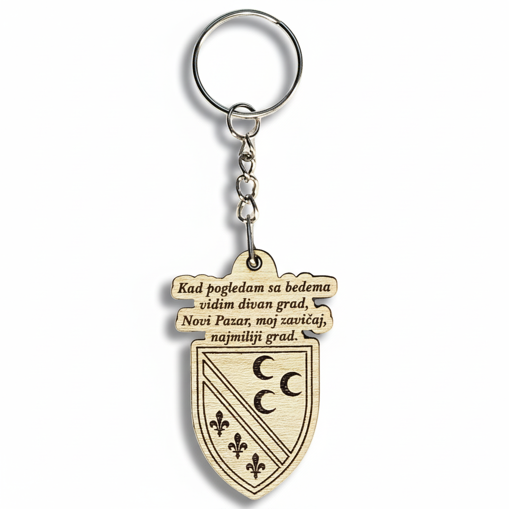 Drveni Sandžak privezak