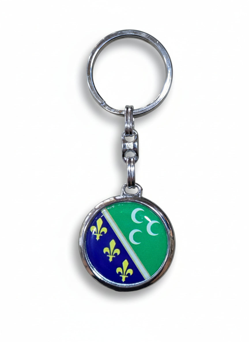 Privezak Sandžak – Grb Sandžaka & Grb Tutina (obostrani krug)